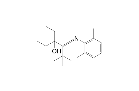 4-(2,6-Dimethylphenylimino)-3-ethyl-5,5-dimethyl-3-hexanol