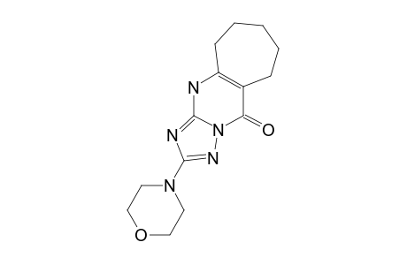 6,7,8,9,10,11-HEXAHYDRO-2-MORPHOLINO-CYClOHEPTA-[D]-[1,2,4]-TRIAZOLO-[1,5-A]-PYRIMIDIN-5-ONE