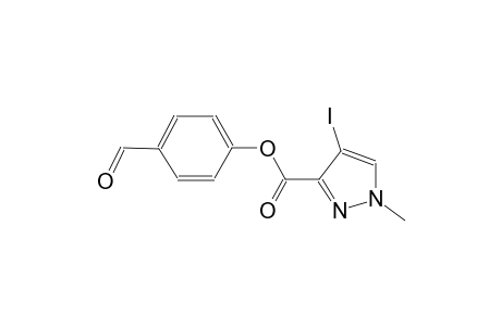 4-formylphenyl 4-iodo-1-methyl-1H-pyrazole-3-carboxylate
