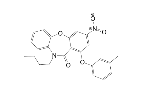 dibenzo[b,f][1,4]oxazepin-11(10H)-one, 10-butyl-1-(3-methylphenoxy)-3-nitro-