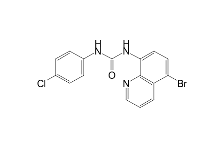 1-(5-bromo-8-quinolyl)-3-(p-chlorophenyl)urea