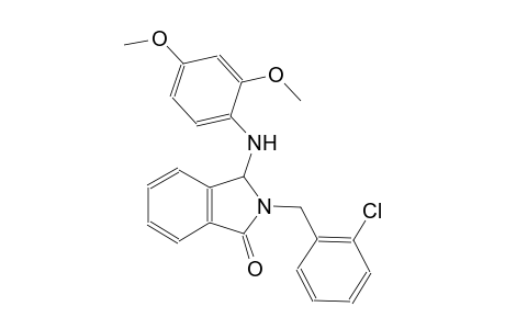 1H-isoindol-1-one, 2-[(2-chlorophenyl)methyl]-3-[(2,4-dimethoxyphenyl)amino]-2,3-dihydro-