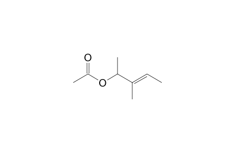 (E)-3-Methylpent-3-en-2-yl acetate