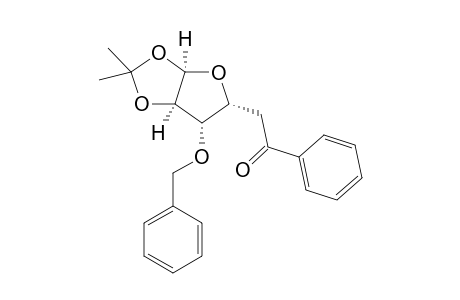 [3aR(3a.alpha.,5.alpha.,6.alpha.,6a.alpha.)]-[tetrahydro-2,2-dimethyl-5-(2-phenyl-2-oxoethyl)-6-(phenylmethoxy)furo[2,3-d]-1,3-dioxole
