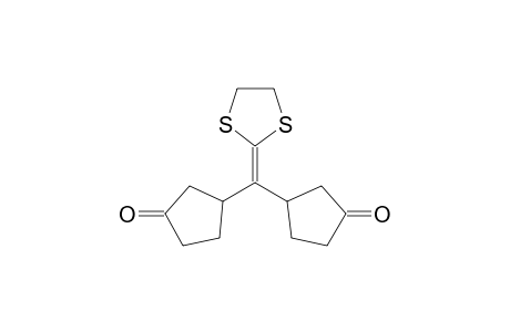 3,3'-((1,3-Dithiolan-2-ylidene)methylene)bis(cyclopentan-1-one)