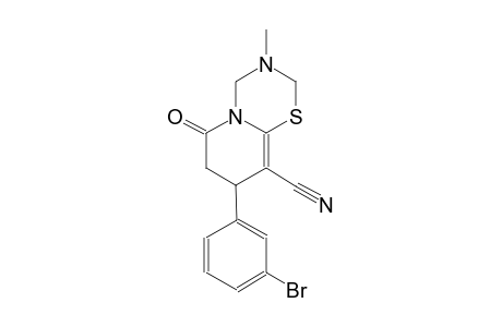 2H,6H-pyrido[2,1-b][1,3,5]thiadiazine-9-carbonitrile, 8-(3-bromophenyl)-3,4,7,8-tetrahydro-3-methyl-6-oxo-