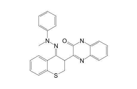 3-(1-N-METHYL-N-PHENYLHYDRAZONOTHIOCHROMAN-2-YL)-QUINOXALIN-2(1H)-ONE