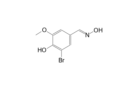 3-bromo-4-hydroxy-5-methoxybenzaldehyde oxime