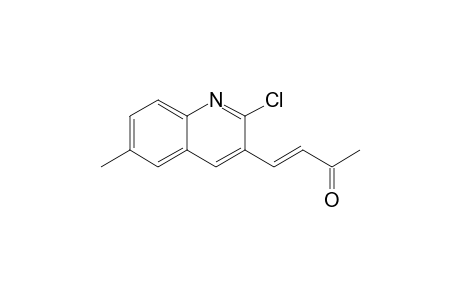 (E)-4-(2-chloranyl-6-methyl-quinolin-3-yl)but-3-en-2-one
