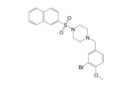 piperazine, 1-[(3-bromo-4-methoxyphenyl)methyl]-4-(2-naphthalenylsulfonyl)-