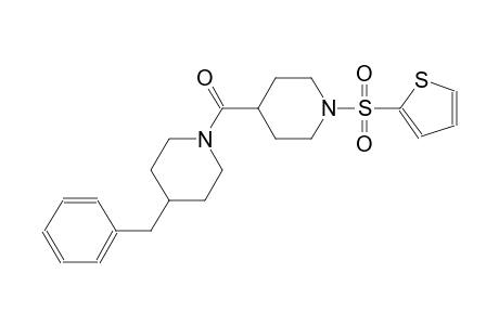 4-[(4-benzyl-1-piperidinyl)carbonyl]-1-(2-thienylsulfonyl)piperidine