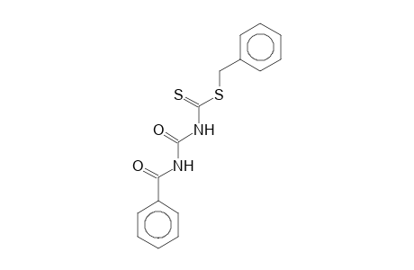 Benzyl (benzoylamino)carbonyldithiocarbamate