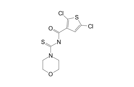 2,5-DICHLORO-N-(MORPHOLIN-4-YLCARBONOTHIOYL)-THIOPHENE-3-CARBOXAMIDE