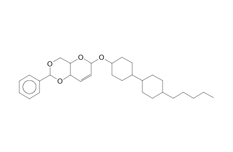 2,4,7-Trioxabicyclo[4.4.0]9-decene, 8-[4-(4-pentylcyclohexyl)cyclohexyloxy]-3-phenyl-