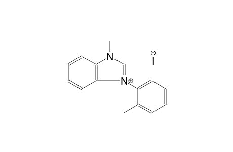 3-methyl-1-(2-methylphenyl)-3H-benzimidazol-1-ium iodide