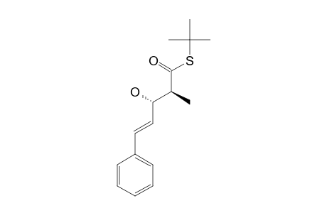 (S)-1,1-DIMETHYLETHYL-3-HYDROXY-2-METHYL-5-PHENYL-4-PENTENETHIOATE