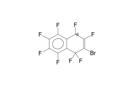 2-BROMOROPERFLUORO-1-NAPHTHALENONIUM CATION