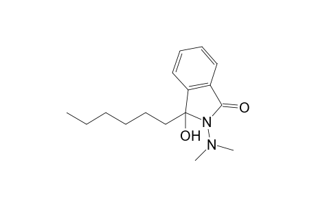 3-Hydroxy-3-n-hexyl-N-(dimethylamino)dihydroisoindole-1-one