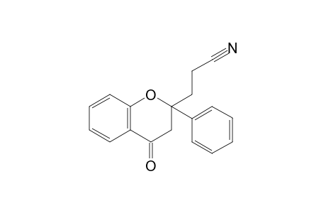 3-(4-Oxo-2-phenylchroman-2-yl)propanenitrile