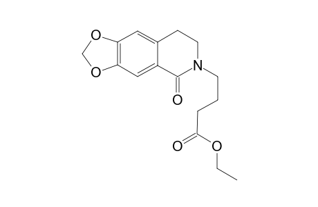 Ethyl 3-(1-Oxo-7,8-methylenedioxy-1,2,3,4-tetrahydrobenzopryidin-2-yl)propancaroxylate