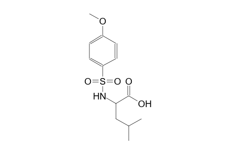 pentanoic acid, 2-[[(4-methoxyphenyl)sulfonyl]amino]-4-methyl-, (2S)-