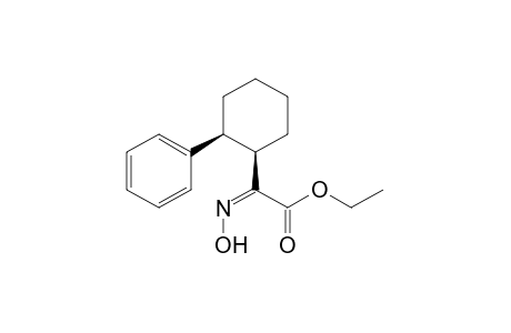 Cyclohexaneacetic acid, .alpha.-(hydroxyimino)-2-phenyl-, ethyl ester, cis-
