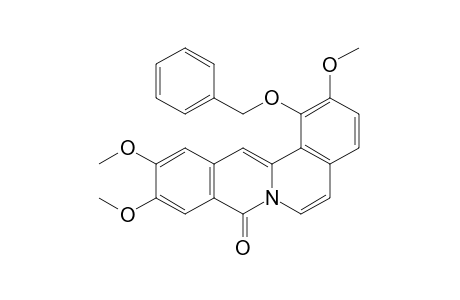 1-(benzyloxy)-2,10,11-trimethoxy-8H-dibenzo[a,g]quinolizin-8-one