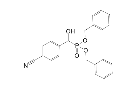 Dibenzyl [(4-cyano-phenyl)-hydroxy-methyl]-phosphonate
