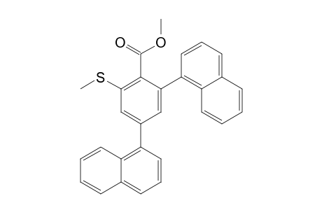 2-(methylthio)-4,6-bis(1-naphthalenyl)benzoic acid methyl ester