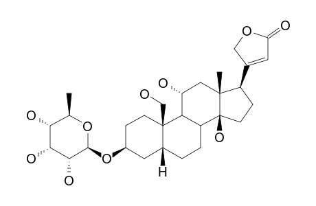 19-HYDROXY-SARMENTOGENIN-3-BETA-O-BETA-6-DEOXYGULOSIDE