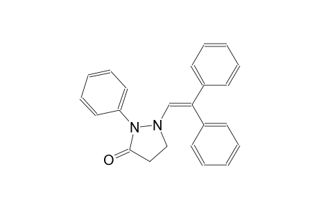 1-(2,2-diphenylvinyl)-2-phenyl-3-pyrazolidinone