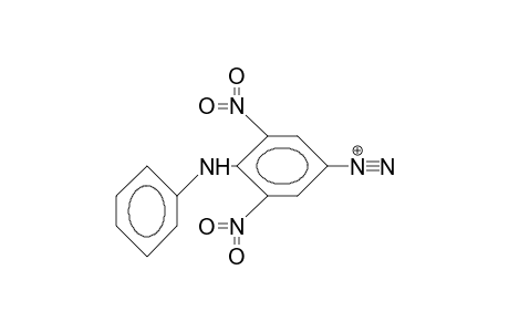 3,5-Dinitro-4-anilino-phenyldiazonium cation