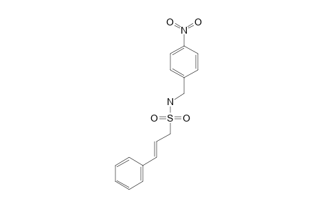 N-4-NITROBENZYL-3-PHENYL-2-PROPENE-1-SULFONAMIDE
