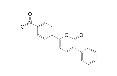 6-(4'-Nitrophenyl)-3-phenyl-2H-pyran-2-one