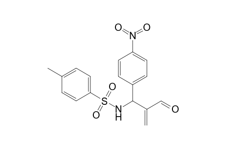 N-[2-formyl-1-(4-nitrophenyl)prop-2-enyl]-4-methylbenzenesulfonamide