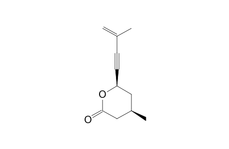 (+)-(3R,5R)-3,8-Dimethylnon-8-en-6-yn-5-olide