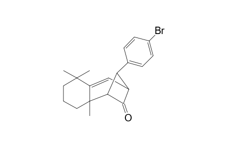 11-EXO-PARA-BROMOPHENYL-1,7,7-TRIMETHYL-TRICYCLO-[4.4.0.1(2,4)]-UNDEC-5-EN-3-ONE