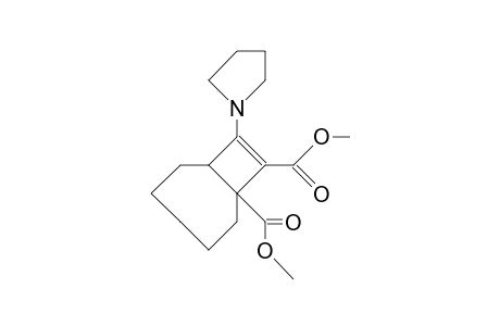 Dimethyl 8-(1-pyrrolidinyl)-bicyclo(5.2.0)non-8-ene-1,9-dicarboxylate