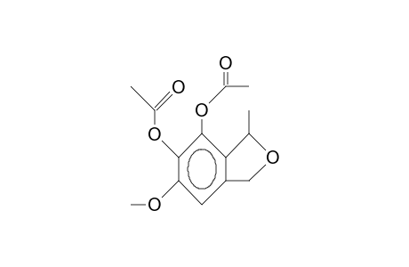 (.+-.)-6,7-Diacetoxy-5-methoxy-1-methyl-1,3-dihydro -isobenzofuran