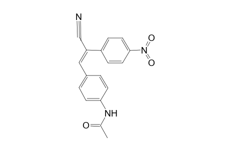N-(4-[(E)-2-Cyano-2-(4-nitrophenyl)ethenyl]phenyl)acetamide