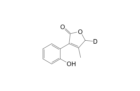 3-(2-hydroxyphenyl)-4-methyl(5-2H1)furan-2(5H)-one