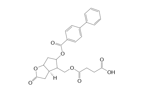 (3aR)-[5-(1,1'-Biphenyl-4-carbonyloxy)-hexahydro-2H-cyclopenta[b]furan-2-on-4-yl]methyl hydrogen butanedioate