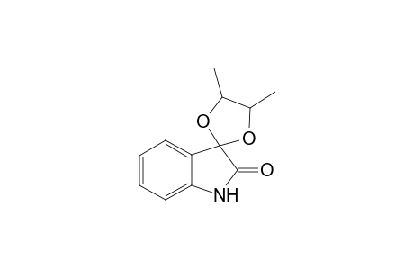 4,5-Dimethyl-2'-spiro[1,3-dioxolane-2,3'-1H-indole]one