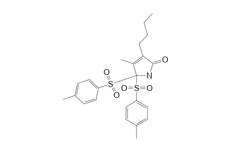 3-N-BUTYL-4-METHYL-5,5-DI-PARA-TOLUENESULFONYL-3-PYRROLIN-2-ONE