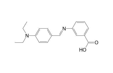 3-({(E)-[4-(diethylamino)phenyl]methylidene}amino)benzoic acid