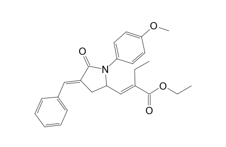 3-[2'-(Ethoxycarbonyl)but-1'-enyl]-5-benzylidene-N-(4'-methoxyphenyl)-2-azacyclopentan-1-one