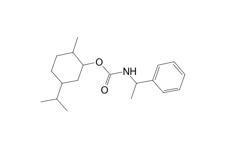 Carbamic acid, (1-phenylethyl)-, 2-methyl-5-(1-methylethyl)cyclohexyl ester