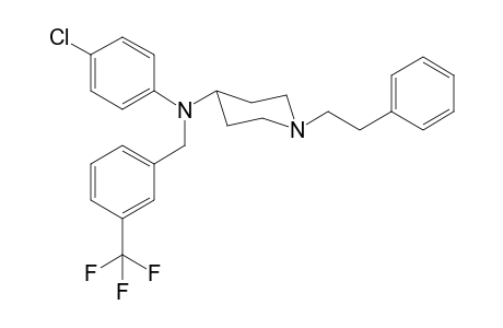 N-4-Chlorophenyl-1-(2-phenylethyl)-N-3-(trifluoromethyl)benzyl-piperidin-4-amine