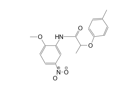 N-(2-methoxy-5-nitrophenyl)-2-(4-methylphenoxy)propanamide