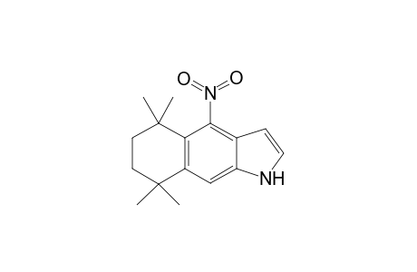5,5,8,8-tetramethyl-4-nitro-6,7-dihydro-1H-benzo[f]indole